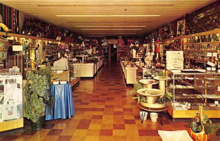 Millers Restaurant and Gift Room - Old Postcard Photo (newer photo)